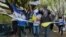 Los estudiantes participan en una manifestación convocada por la Universidad Centroamericana (UCA) de Nicaragua, en Managua. Foto de archivo.