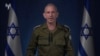 In this image taken from a video released by Israel Defense Forces early on Oct. 26, 2024, Israeli military spokesperson Rear Admiral Daniel Hagari announces that the IDF is conducting strikes on military targets in Iran. (Israel Defense Forces via AP)