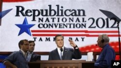 ရီပါဘလစ်ကင် ပါတီညီလာခံမှာ ပြောမယ့်မိန့်ခွန်းဟာ မစ္စတာ Romney ရဲ့ ဘဝနဲ့ ဆိုင်တဲ့ မိန့်ခွန်းဖြစ်လိမ့်မယ်လို့ သူ့ရဲ့လက်ထောက်တွေက ပုံဖော်ပြောဆိုနေကြပါတယ်။ 