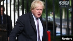 Menteri Luar Negeri Inggris, Boris Johnson mengundurkan diri hari Senin, 9/7 (foto: dok). 