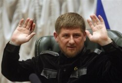 Chechnya regional leader Ramzan Kadyrov speaks during a news conference in Grozny, March 7, 2011.