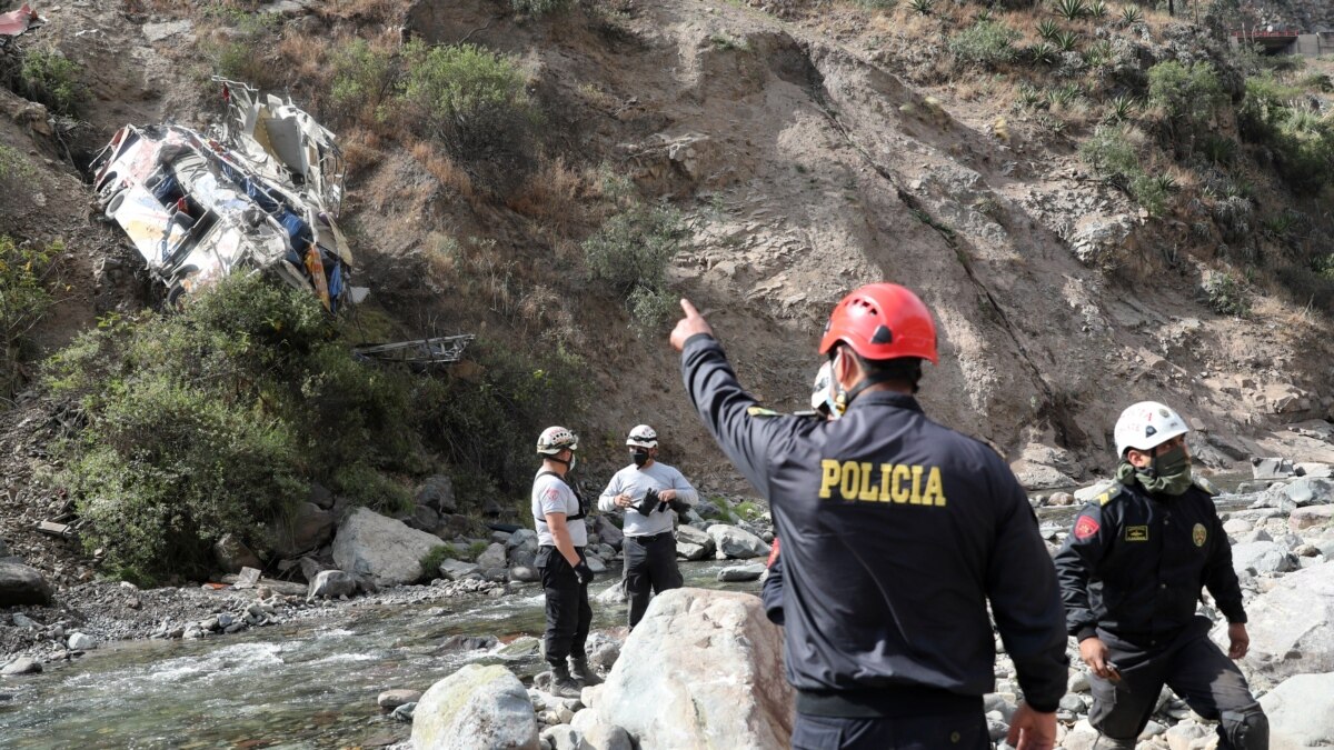 At Least 26 Dead After Bus Plunges Over Cliff In Peru