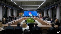 Para Menteri Luar Negeri Amerika Selatan anggota "Mercosur" menghadiri KTT di Asuncion, Paraguay (foto: dok). 