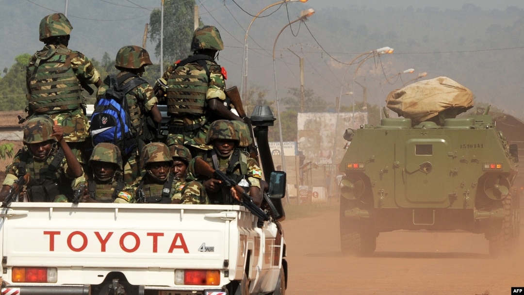 Ingabo z'Uburundi Ziva ku Kibiga c'Indege c'i Bangui