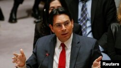 Danny Danon, l'ambassadeur israélien auprès de l'ONU à New York, 8 décembre 2018.