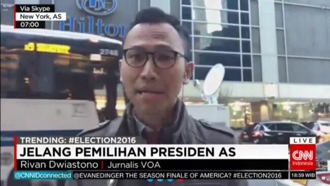 Laporan Langsung VOA untuk CNN: Jelang Pemilihan Presiden AS