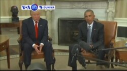 VOA60 DUNIYA: USA Sabon Zababben Shugaban Amurka Donald Trump Ya Gana Da Shugaba Barack Obama