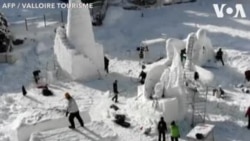 ပြင်သစ်က နှင်းပန်းပုလက်ရာပြိုင်ပွဲ