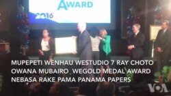 Mupepeti Mukuru we VOA Studio7 Ray Choto Owana Mubairo weGold Medal Award