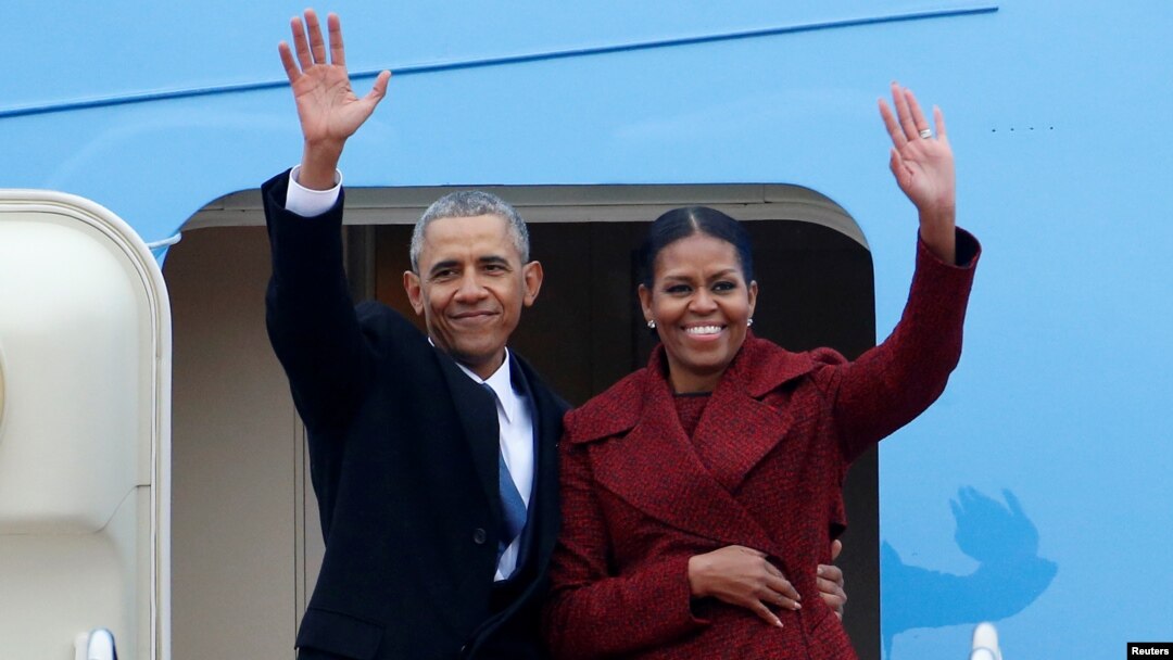 Bračni par Obama (arhivska fotografija)