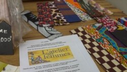 The Atelier des Femmes in Saint Louis is open to all women who want to learn to craft using recycled materials (E. Sarai/VOA)