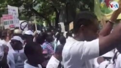 Ayiti: Manifestasyon Kont Vyolans sou Fanm nan Okazyon Fèt Manman an