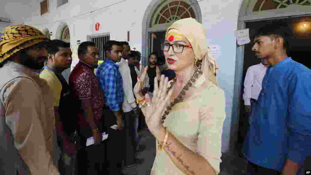 بهاواني سینګ یوه ټرانسجنډره چې د هند په ټاکنو کې یې ځان نوماند کړی ده.&nbsp;