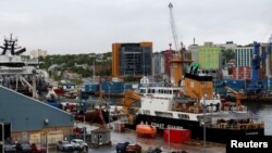 Luka u koju su donijeti ostaci podmornice, St. John, Newfoundland i Labrador, Kanada (Foto: REUTERS/David Hiscock)