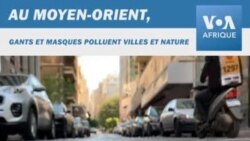 Au Moyen-Orient, gants et masques polluent villes et nature