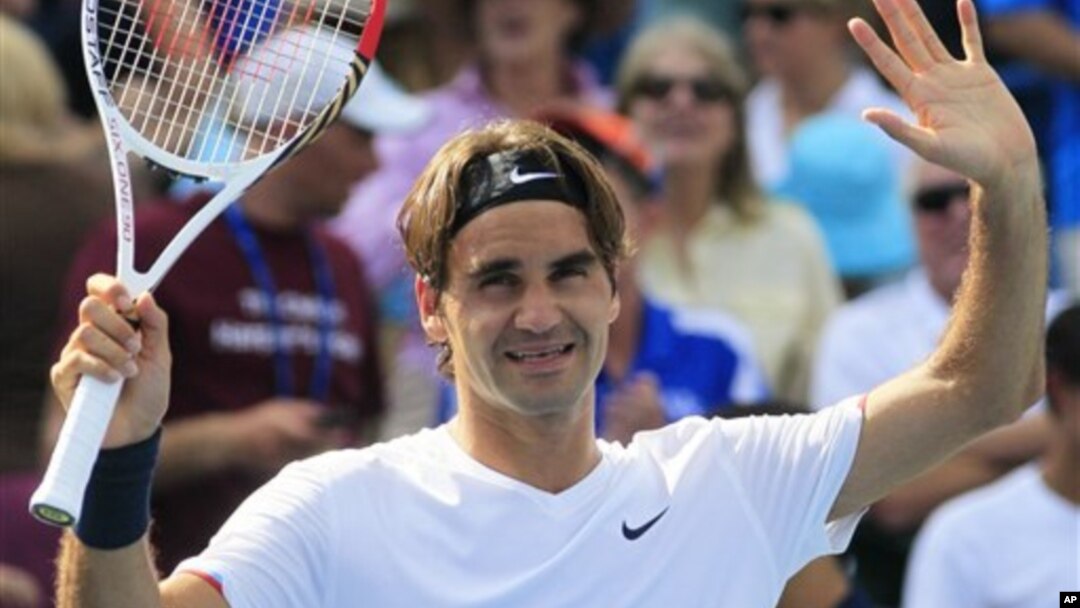 Petenis Swis Roger Federer akan menghadapi Florian Mayer dari Jerman dalam perempat final turnamen Hamburg (foto: dok). 