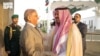 شهباز شریف، نخست‌وزیر پاکستان، هنگام ورود به جده - پنجشنبه ۱۵ مرداد ۱۴۰۵