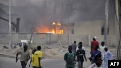 Požar u policijskoj stanici u Kanou, jednoj od meta napada islamističke organizacije Boko Haram