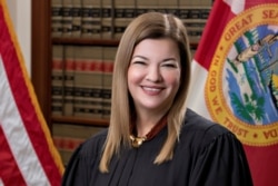 Florida Supreme Court Justice Barbara Lagoa, currently a United States Circuit Judge of the United States Court of Appeals for the Eleventh Circuit, poses in a photograph from 2019 obtained Sept. 19, 2020.