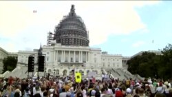 美茶党人士聚集国会山抗议伊朗核协议