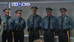 VOA60 America- Acting New Jersey Attorney General John Hoffman announced body camera program for the state- July 29, 2015