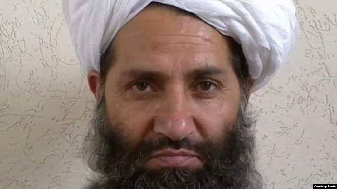 A photo circulated by the Taliban of new leader Mullah Hibatullah Akhundzada.