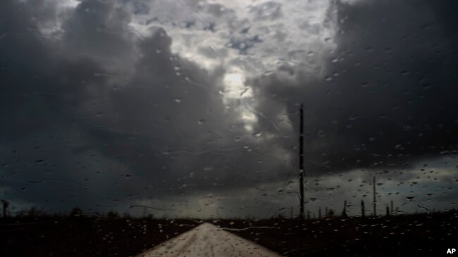 热带风暴“洪贝托”给大巴哈马地区带来的降雨
