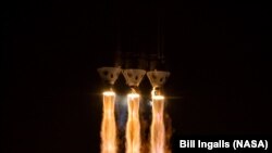 The United Launch Alliance Delta IV Heavy rocket launches NASA's Parker Solar Probe to touch the Sun, Aug. 12, 2018 from Launch Complex 37 at Cape Canaveral Air Force Station, Florida. 