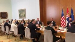 Sastanak srpske i američke delegacije u Palati Srbija