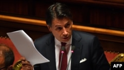 Le premier minitre italien, Giuseppe Conte.