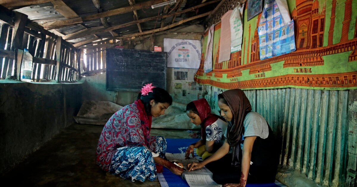 Education Means Brighter Future for Refugee Rohingya Woman