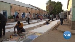 Sudan Protest Artists Paint 3-Kilometer Banner Against Oppression