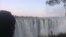 Victoria Falls and the Zambezi River, viewed from Zimbabwe.