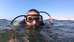 Videographer Hamada Elrasam Checks Out Underwater Climate Change Damage
