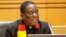 Emmerson Mnangagwa, Zimbabwe's president, who is chairing the 16-nation bloc SADC, closes a meeting on finding a solution in the eastern Congo on Jan. 31, 2025, in Mount Hampden, Zimbabwe (Columbus Mavhunga/VOA)
