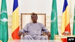 Le Tchadien Idriss Deby dans son palais présidentiel à N'Djamena, au Tchad, le 29 décembre 2016.