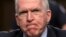  CIA Director John Brennan testifies on Capitol Hill in Washington, before the Senate Intelligence Committee. Brennan, said on "Fox News Sunday Jan. 15, 207, that Donald Trump's "talking and tweeting" is not in the nation's interest.