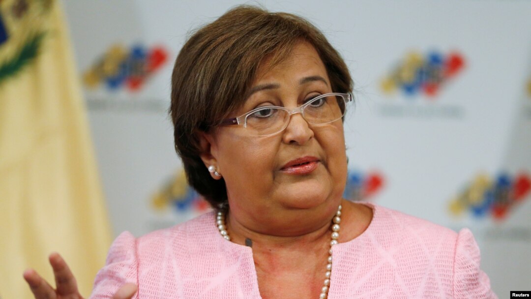 Tibisay Lucena, presidenta del Consejo Nacional Electoral de Venezuela.