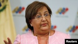 Tibisay Lucena, presidenta del Consejo Nacional Electoral de Venezuela.