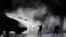 Police spray demonstrators with a water cannon during an anti-government protest in Santiago, Chile, Nov. 5, 2019.