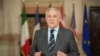 Italian Foreign Minister Antonio Tajani speaks to the media as he arrives on Jan. 9, 2025, for a meeting at Rome's Villa Madama to discuss the situation in Syria after the collapse of the Assad regime. 