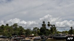 Vista general de un puerto de la localidad de Güiria, Estado Sucre, Venezuela, el 13 de marzo de 2020. Foto: AFP.