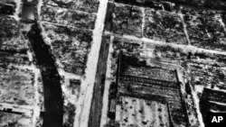 1945년 8월 9일 원자폭탄 투하로 폐허가 된 나가사키 시내. (자료사진)