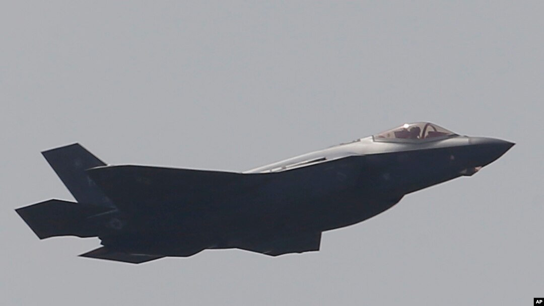 Máy bay máy bay chiến đấu F-35 của Mỹ.