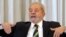 FILE - Former Brazilian President Luiz Inacio Lula da Silva reacts as he speaks during a news conference with international media in Sao Paulo, Brazil, March 28, 2016. 