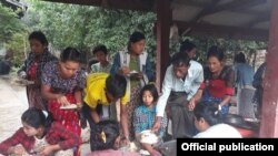 ရခိုင်စစ်ပွဲကြောင့် ထွက်ပြေးလာသည့် ဒုက္ခသည်များ (Rakhine Ethnics Congress)