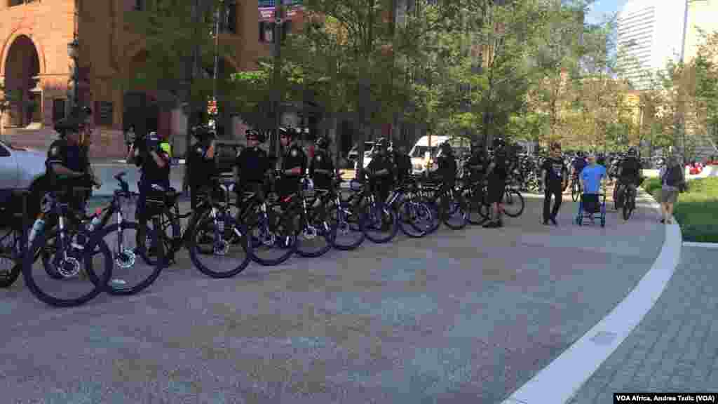 Police at Westboro Baptist rally.