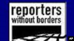 Media watchdog group Reporters Without Borders <br>