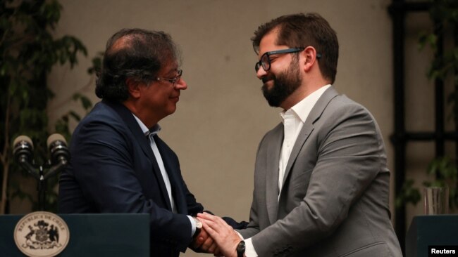 Tanto Gabriel Boric, de Chile, como Gustavo Petro, de Colombia, han criticado las acciones de Ortega en contra de opositores. REUTERS/Ivan Alvarado