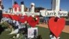 White Crosses Draw Mourners in Las Vegas